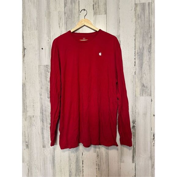 Apple red long sleeve top - Picture 1 of 8